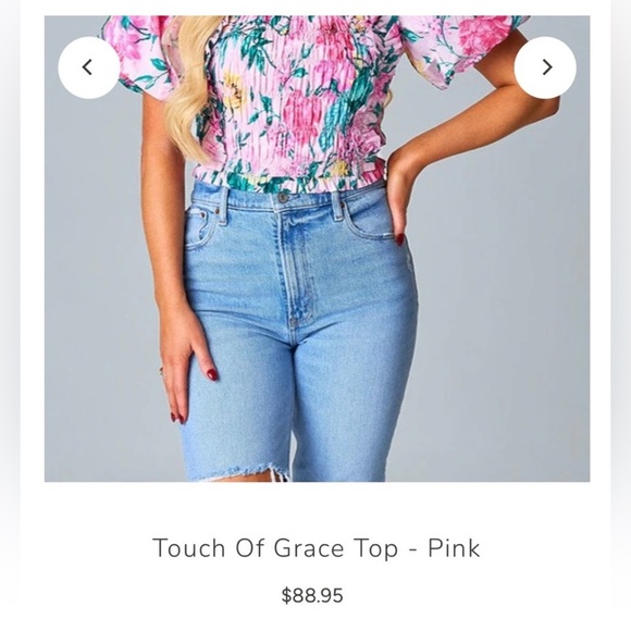 Buddy Love Floral Pink Top - Picture 3 of 3